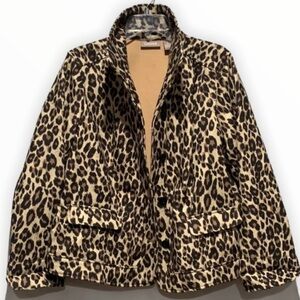Chicos Leopard Print Jacket